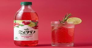 (40004 -mumbai)Paper Boat Zero Sugar Cranberry Lime Sparkling Water, Sugar Free Cold Drink on Instamart: 