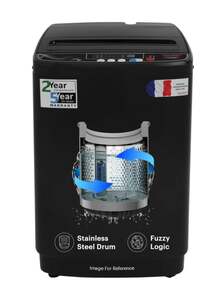 Thomson 8 kg PureWash with Stainless Steel Drum and Multiple Wash Programs Fully Automatic Top Load Grey (TTL8000S)