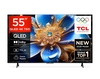 TCL T6D 138.71 cm (55 inch) QLED Ultra HD (4K) Smart Google TV 2026 Edition with HDR10+ Dolby Vision- Atmos 28W HVA Panel TCL Al Slim & Uni body Design (55T6D)