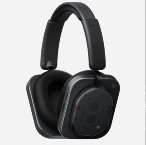 Nothing Headphone(1) 42dB ANC| Dual Device| Hi-Res+LDAC|40mm Driver|Sound by KEF Bluetooth & Wired Headset (Black, On the Ear)