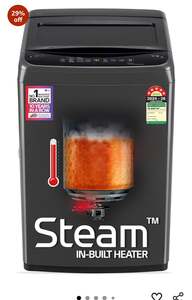 LG 9 Kg, 5 Star, Smart Inverter Technology, In-built heater with Steam, Fully Automatic Top Load Washing Machine 