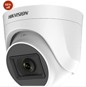 HIKVISION 2MP Dome with inbuilt Mic DS-2CE76D0T-ITPFS White Wireless 1080p 