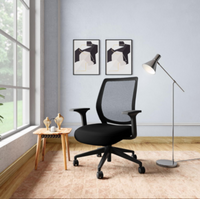 Interio by Godrej Curv Premium Mesh Wide Back Ergonomic Chair
Work from Home/Study Chair | 1-Year Warranty | Height Adjustable Chair | Heavy Duty PP Base | DIY Installation, Black
