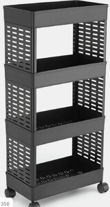 4 tier space saving organiser
