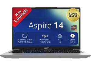 Acer Aspire 14 AMD Ryzen 5 3500U - (8 GB/256 GB SSD/Windows 11 Home) AS14-39 Notebook on Flipkart