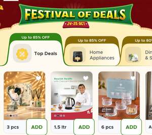 Blinkit: Festival of deals Oct 24th & 25th (Many Products at discounted Prices)
