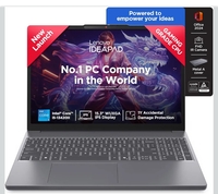 Lenovo IdeaPad Slim 3 13th Gen, Core i5-13420H, 16GB RAM, 512GB SSD, WUXGA IPS, 15.3 inch (38.8cm), Windows 11, Office 2024, Grey, 1.6Kg, Top Metal Cover, Backlit Keyboard, 83K100S3IN, Laptop

