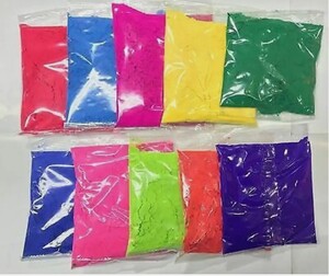 Paaroots Pack of 10 Rangoli Powder (Multicolor)
