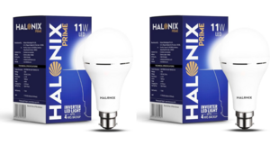 Pack Of 2 | Halonix 11W Emergency Inverter Bulb | Rechargeable Emergency B22D Led Bulb For Power Cuts | Backup : Upto 4Hrs | Cool Day Light |  | Rechargeable Emergency Light