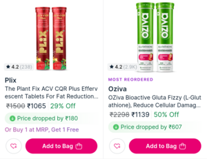 Nykaa: Buy 1 Get 1 Free on Wellness Products — Plix, Oziva, Mountainor & more