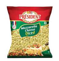 President Mozzarella Cheese Diced - 1kg (location specific)