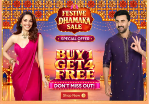 Myntra: Buy 1 at MRP, get 4 free
