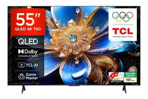 TCL 139 cm (55 inches) Smartchoice 4K Ultra HD Smart QLED Google TV | HDR 10+ | Dolby Vision & Atmos