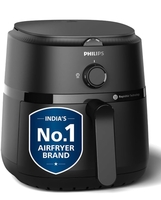 PHILIPS Air Fryer NA120/00, 4.2 Litre, Large, 100% Food Safe