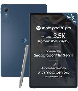 MOTOROLA Pad 70 Pro In box Moto active sylus 8 GB RAM 128 GB ROM 13 inch 