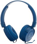 JBL T450 On-Ear Headphones with Mic (Blue) JBL T450 On-Ear Headphones with Mic (Blue) discount offer